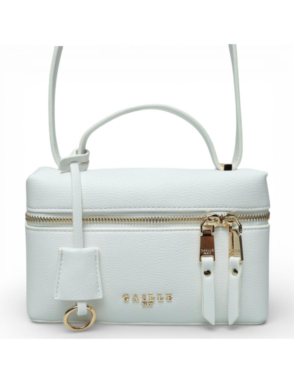 Gaelle Paris Mini Shoulder bag Strap Essential – White