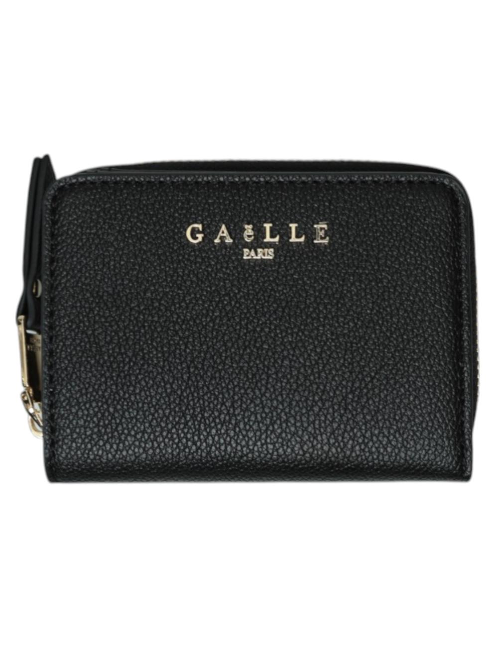 Gaelle Paris Portafoglio Mini Zip Nero