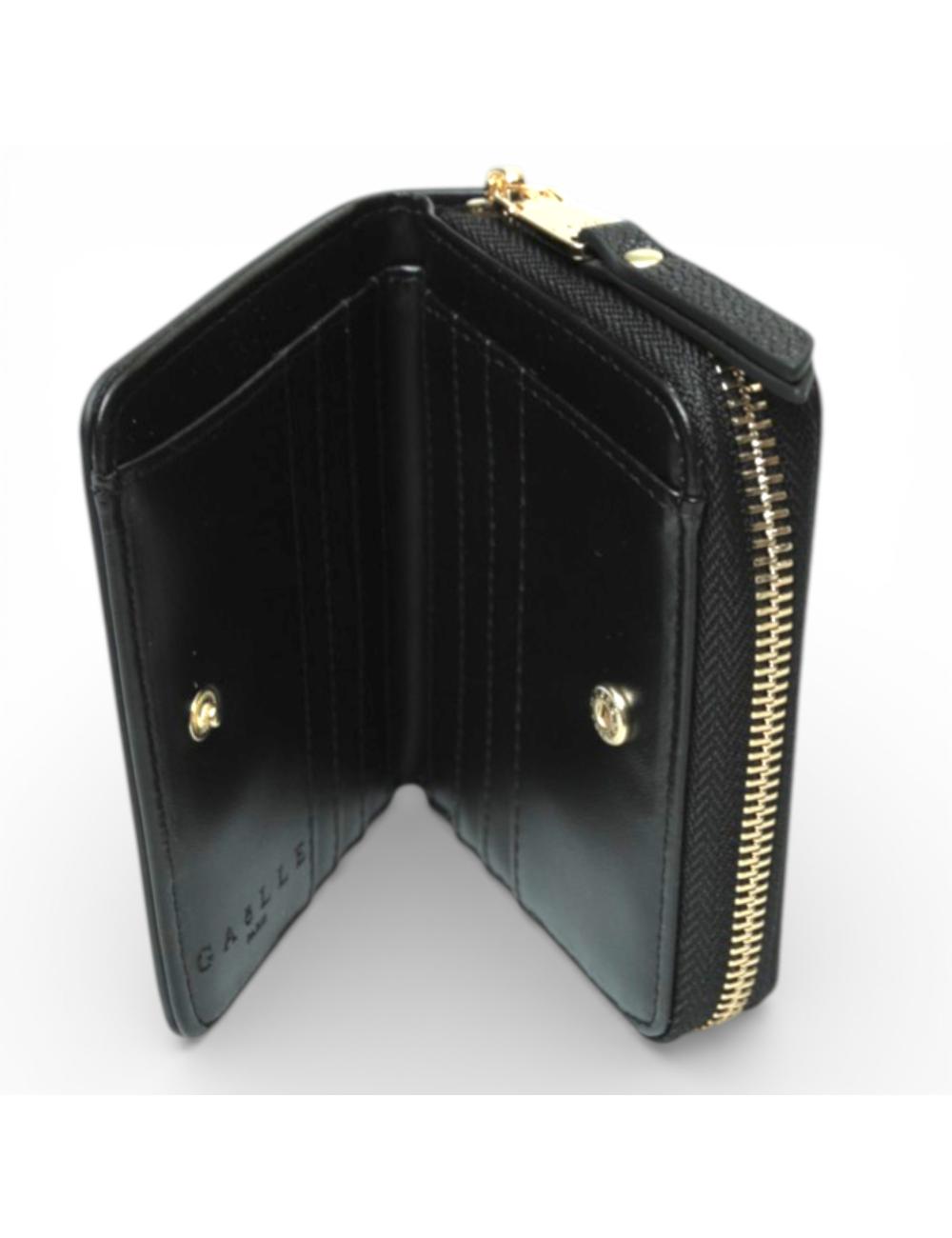 Gaelle Paris Mini wallet Zip Around Essential Black