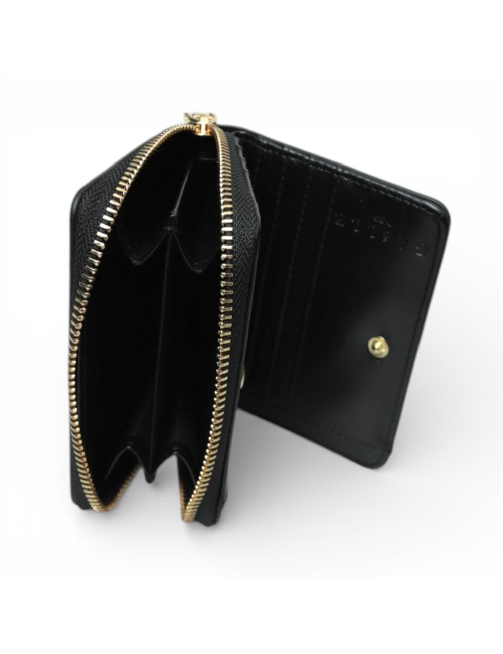 Gaelle Paris Portafoglio Mini Zip Nero