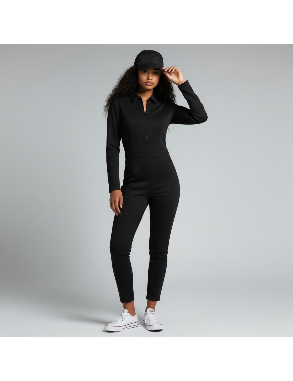 Gaelle Paris black trucker hat