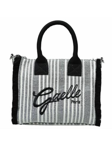 Gaelle Paris Regular Shopper Bag Black Beige