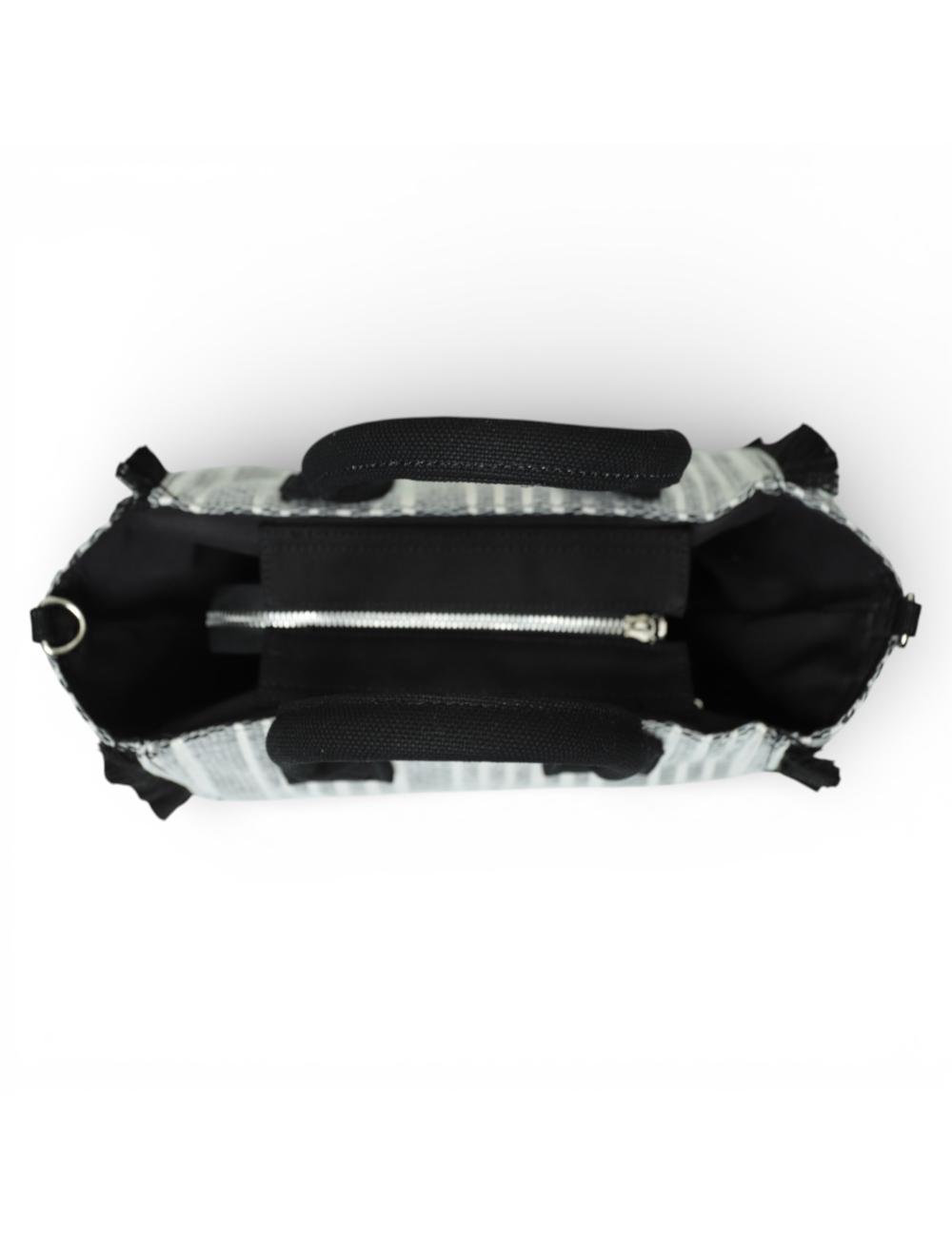 Gaelle Paris Regular Shopper Bag Black Beige