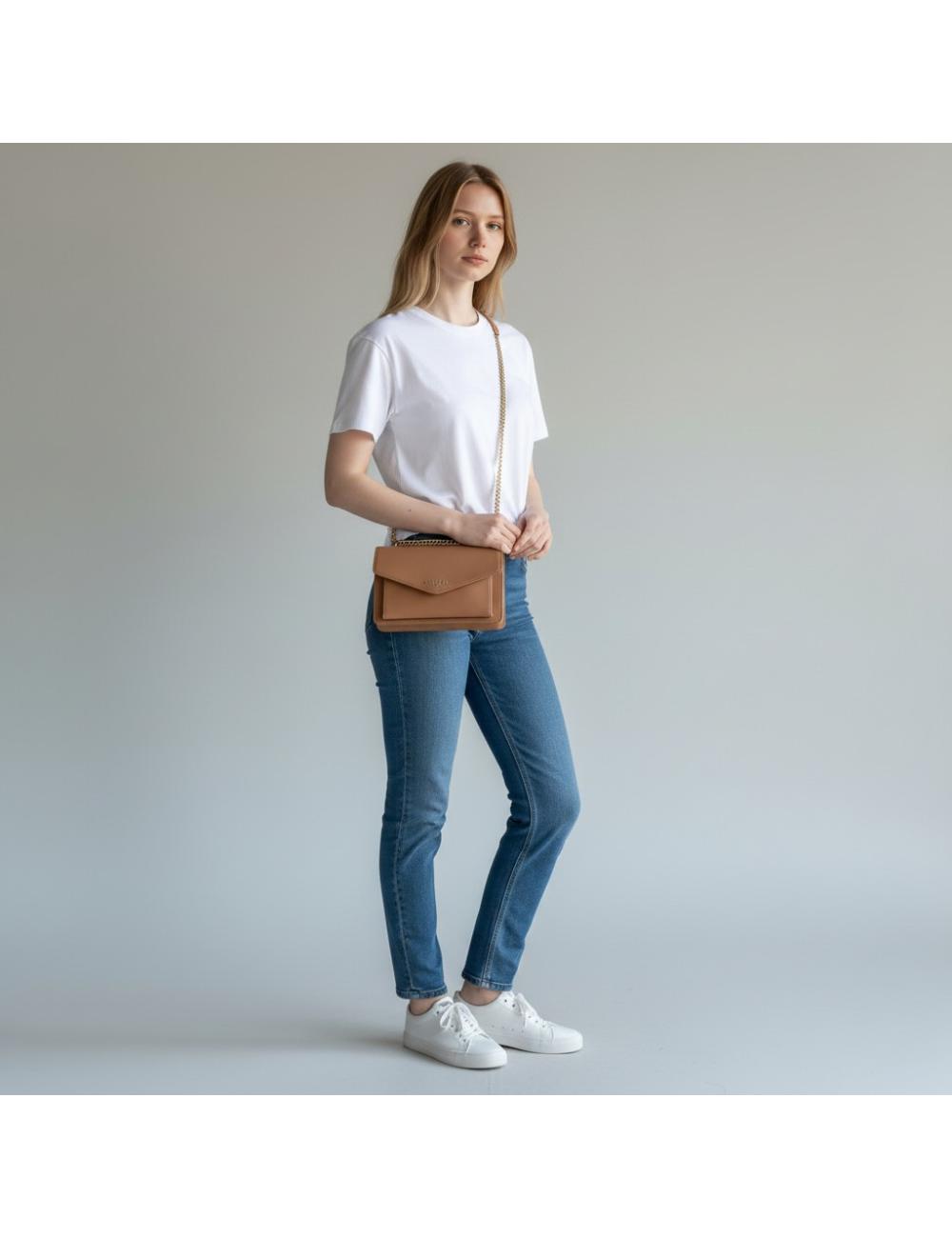 Gaelle Paris borsa Regular Shoulder Strap Caramello