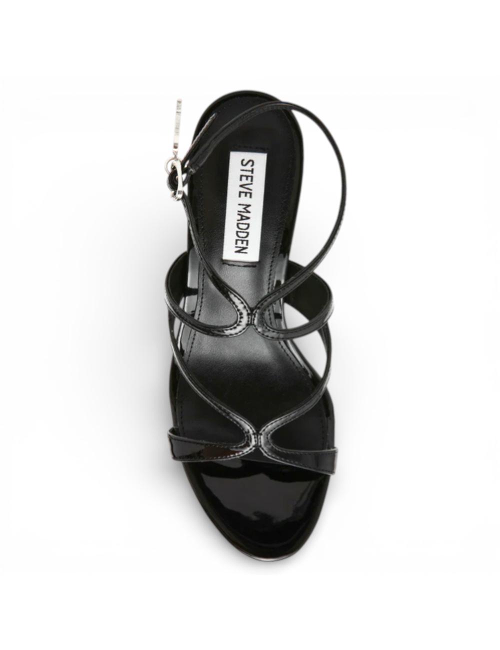 Steve Madden Sandali Neri Vernice