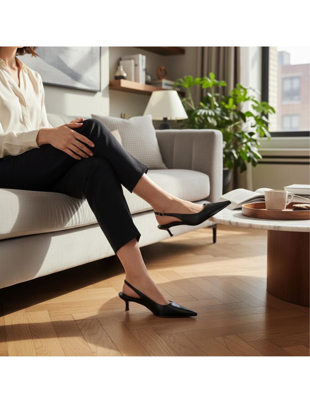 Steve Madden Kari slingback nero