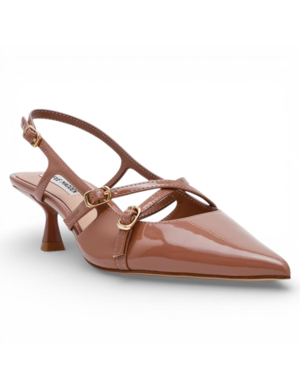 Steve Madden Décolleté con Tacco Basso Nude