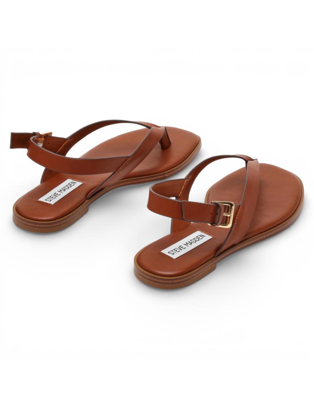 Steve Madden Nissi Leather sandals Cognac
