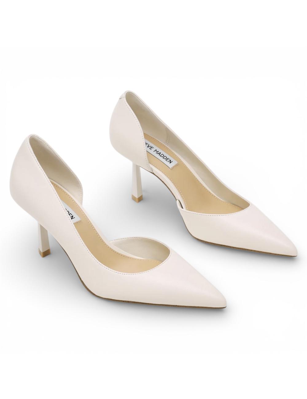 Steve Madden Décolleté Bianco Tacco Basso