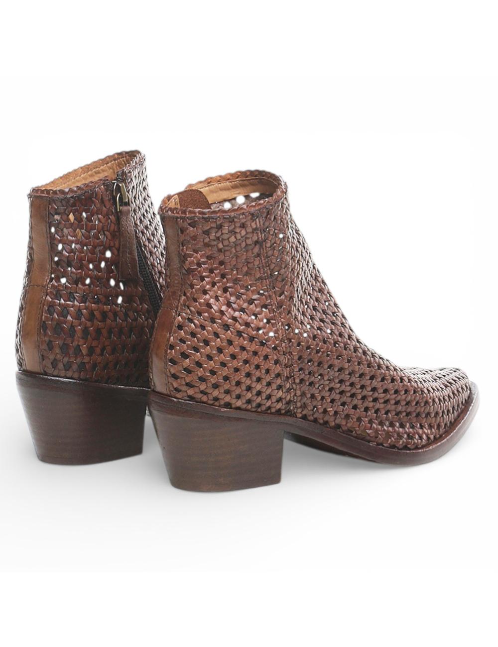 ZOLFO ankle boots Melody Woven brown