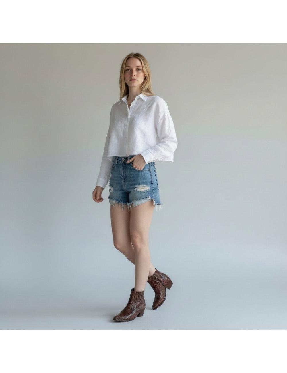 ZOLFO ankle boots Melody Woven brown