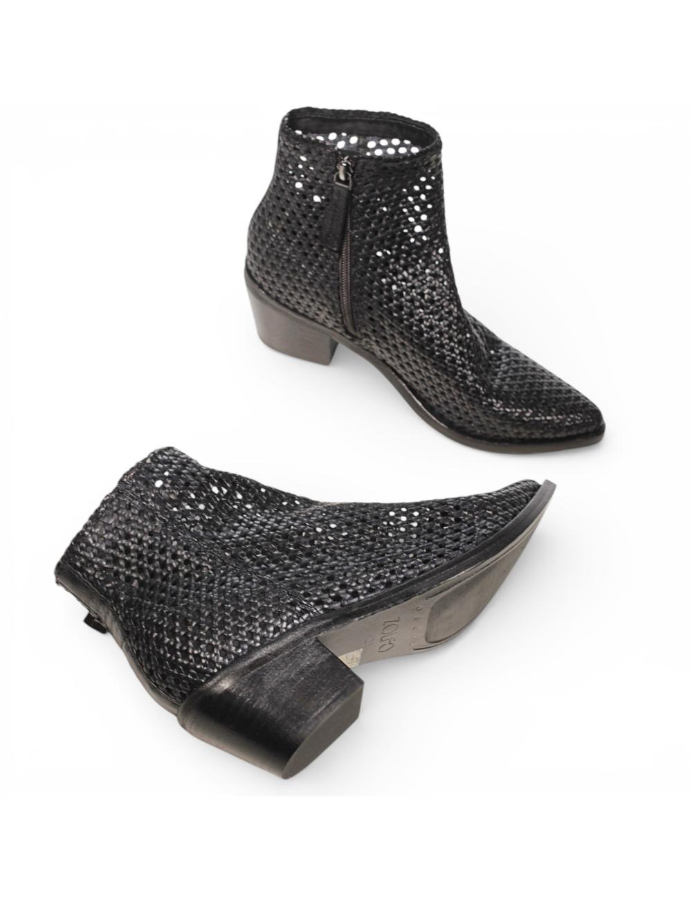 ZOLFO ankle boots Melody Woven black