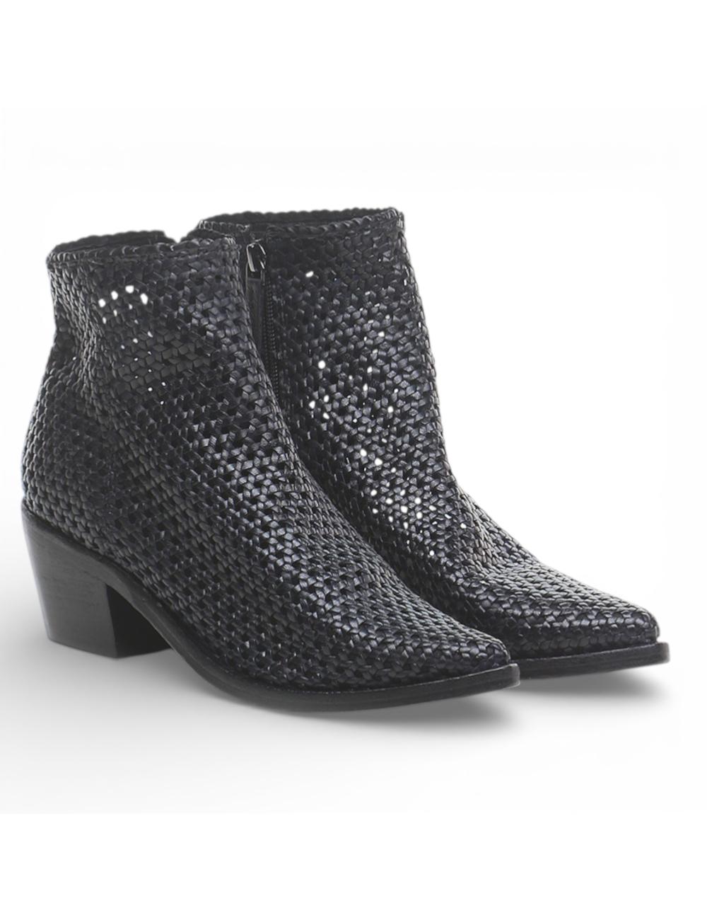 ZOLFO ankle boots Melody Woven black