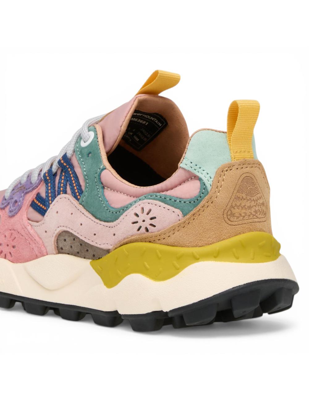 Flower Mountain Sneakers Yamano 3 grigio cipria