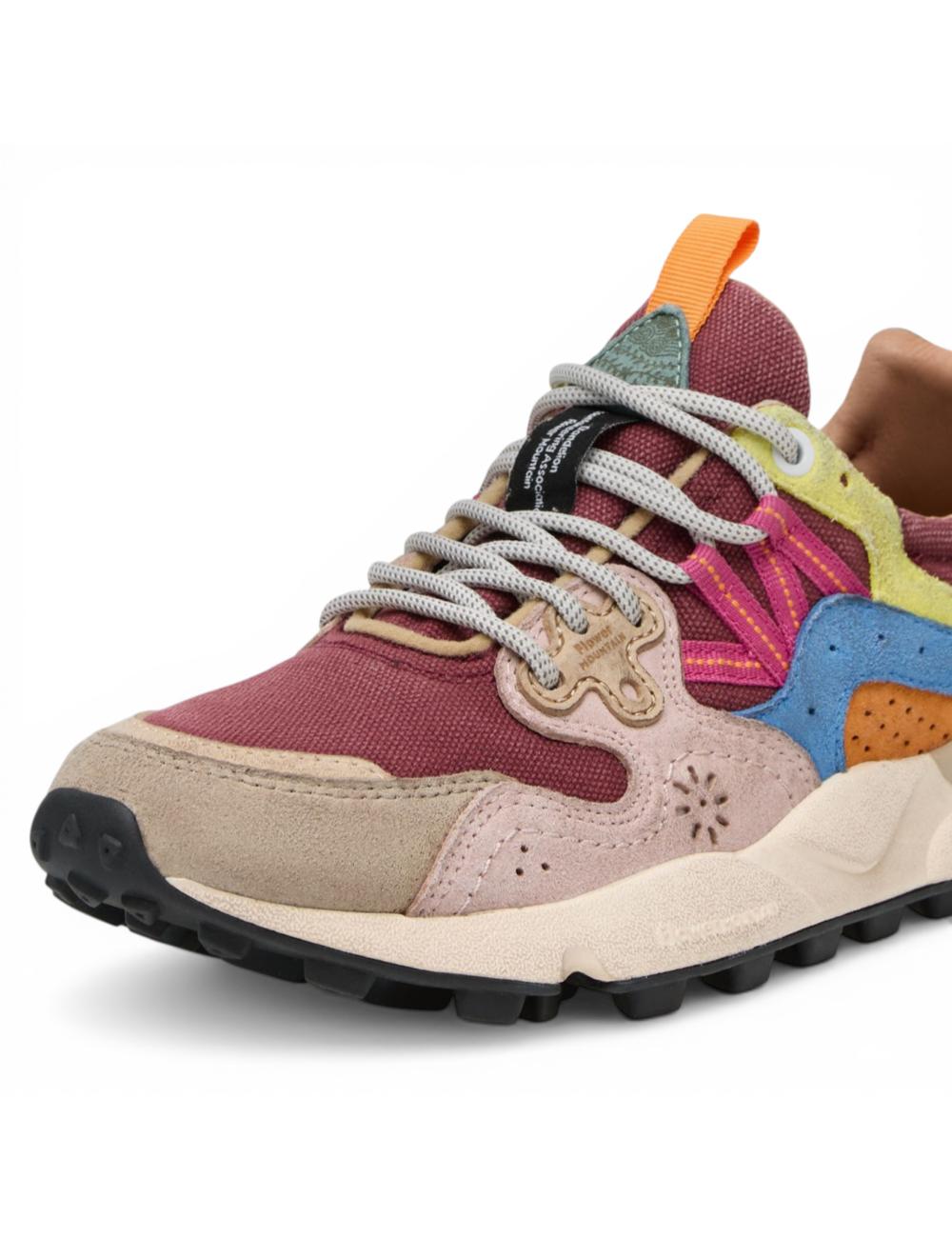 Flower Mountain sneakers Yamano 3 light taupe, brown, azure