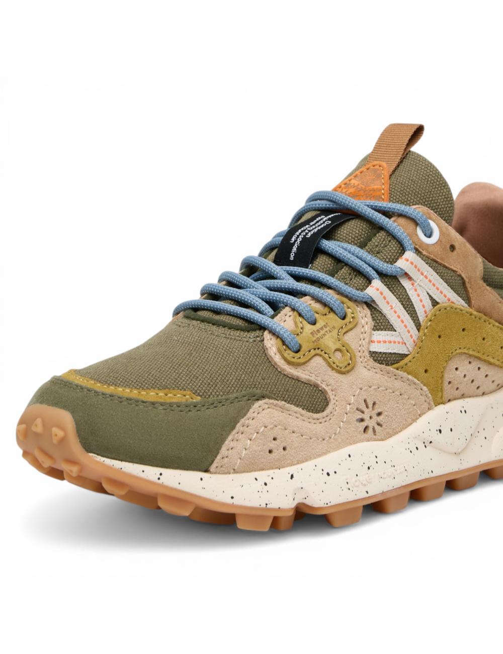 Flower Mountain Sneakers Uomo Yamano 3 Verdi