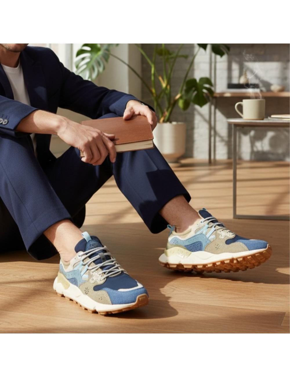 Flower Mountain sneakers Yamano 3 navy, blue, kaki