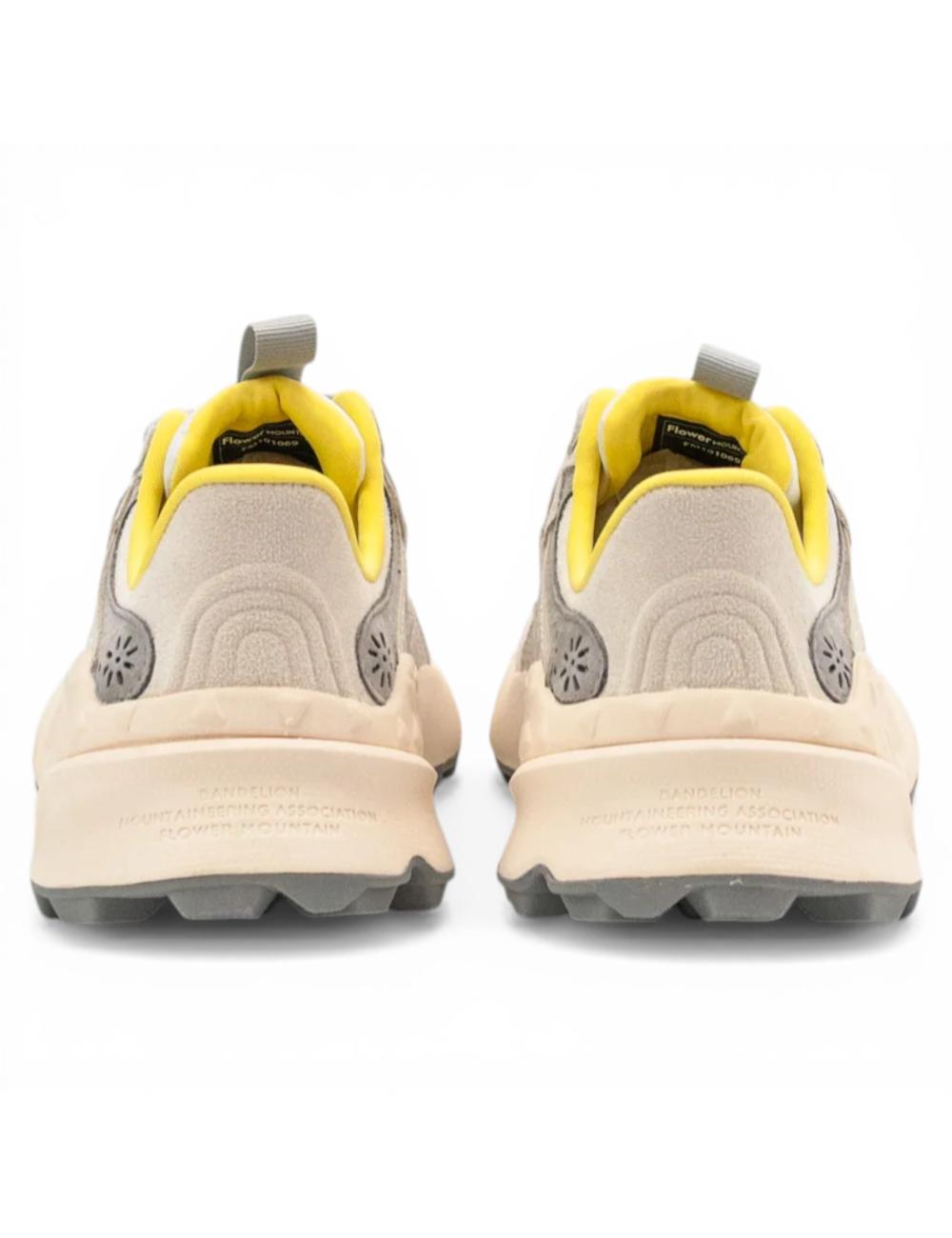 Flower Mountain sneakers Tiger Hill Uni off white, yellow