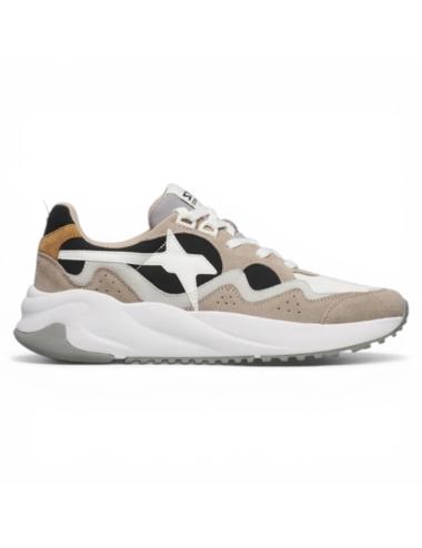 W6YZ sneakers running Flik-M beige, white, black
