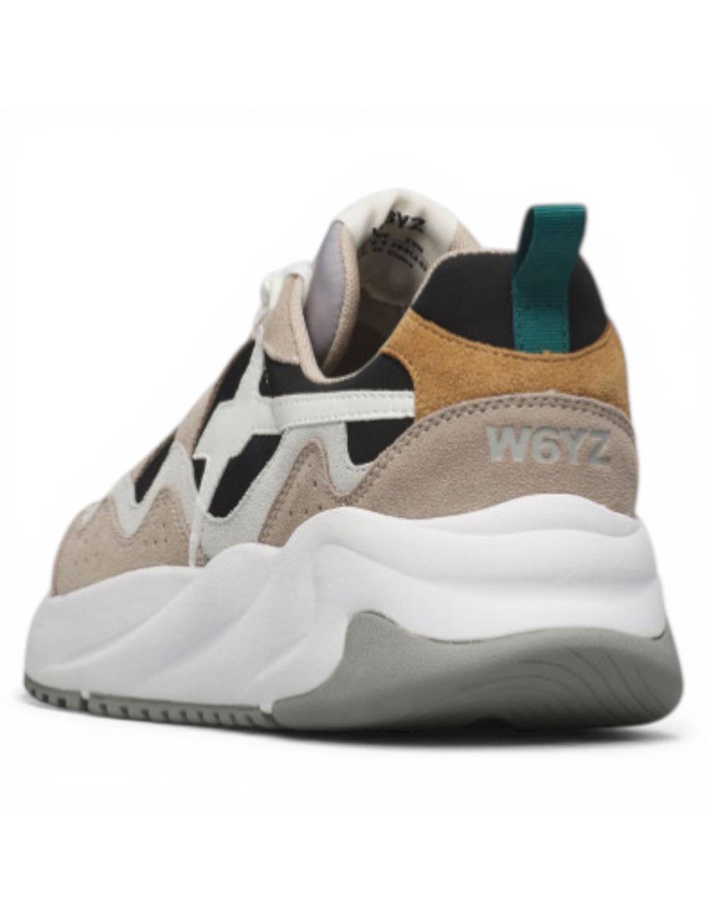 W6YZ sneakers running Flik-M beige, white, black