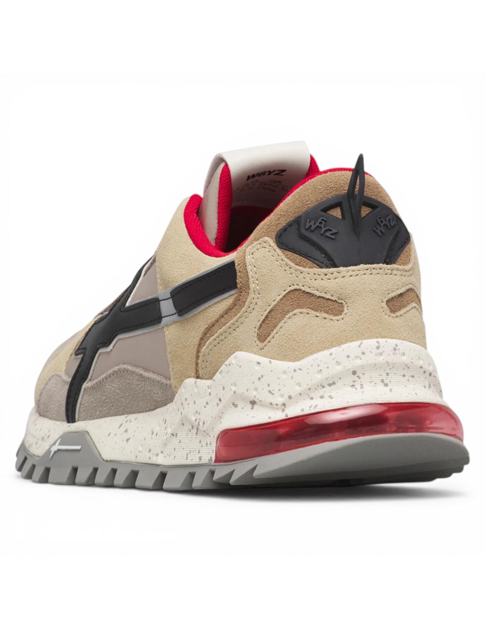 W6YZ sneakers running Breeze 3-M beige nero rosso