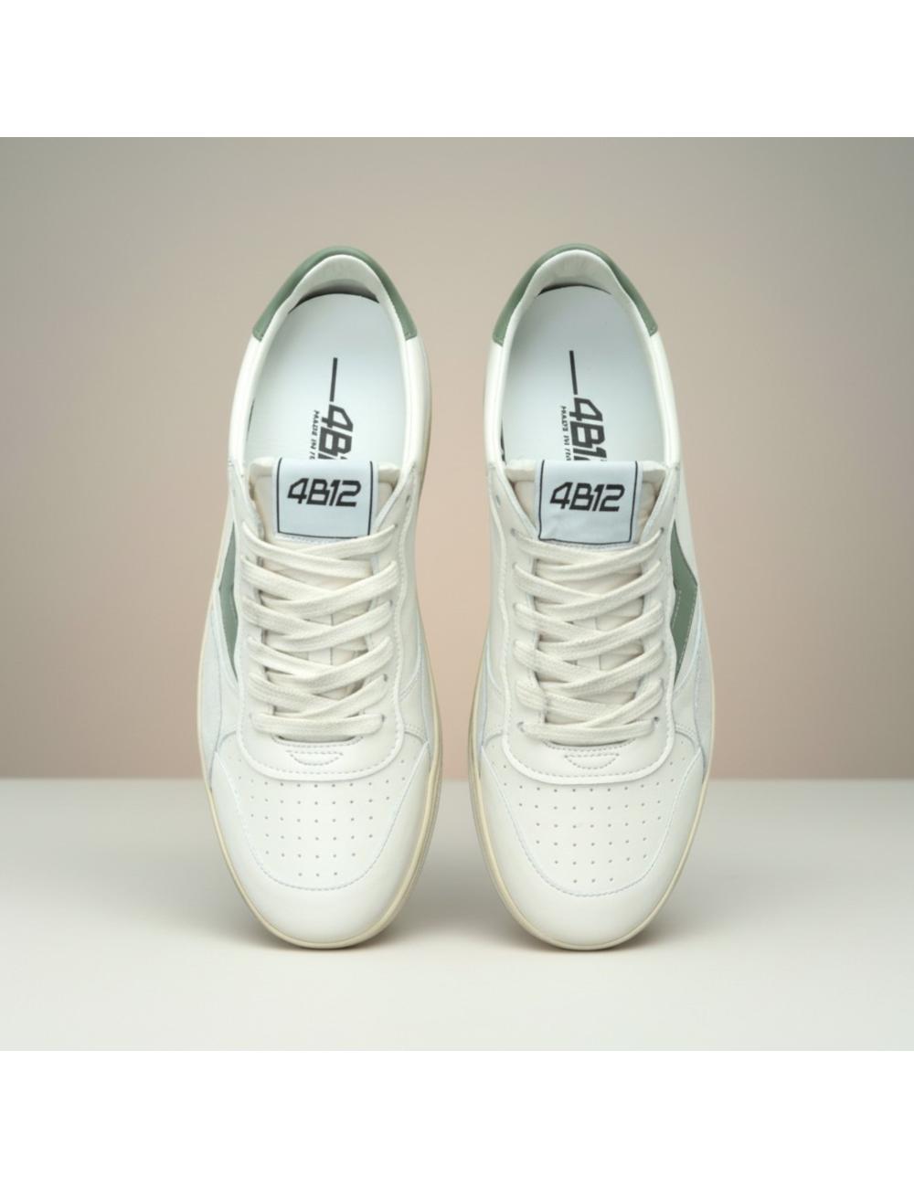 4B12 sneakers basse uomo Hyper bianco verde