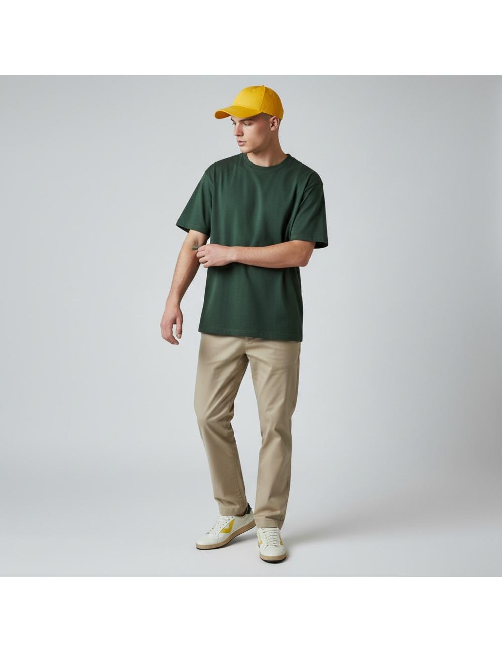 4B12 sneakers basse uomo Playnew bianco verde giallo