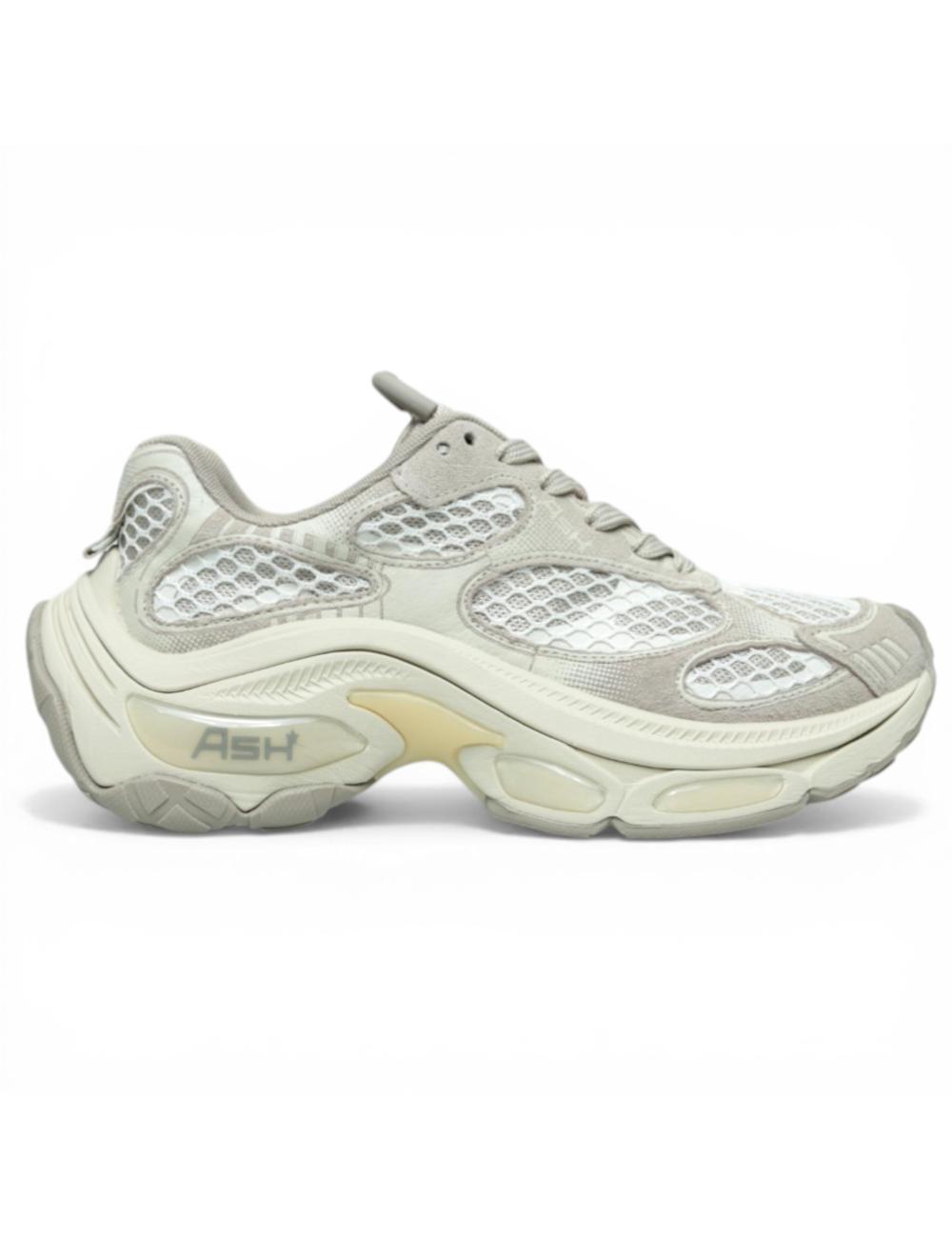 Ash gray Dragon running sneakers