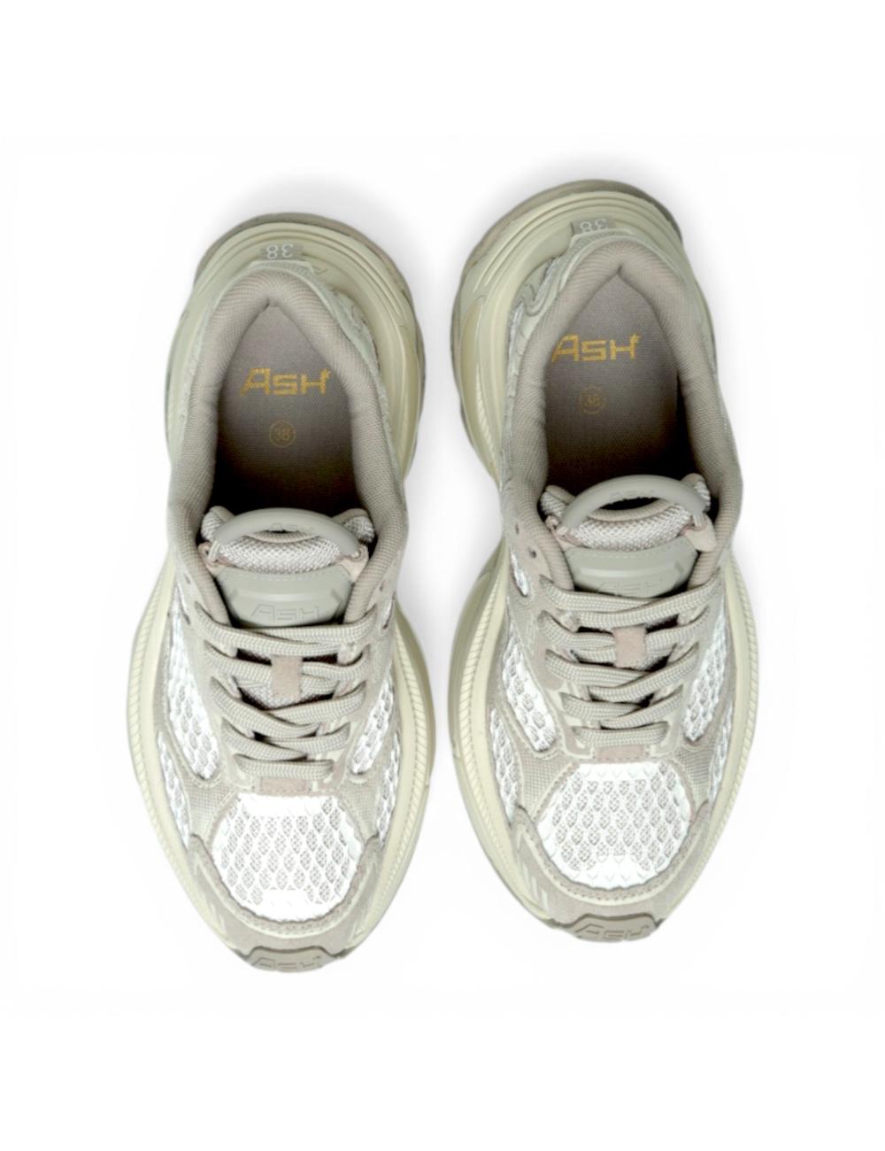 Ash gray Dragon running sneakers