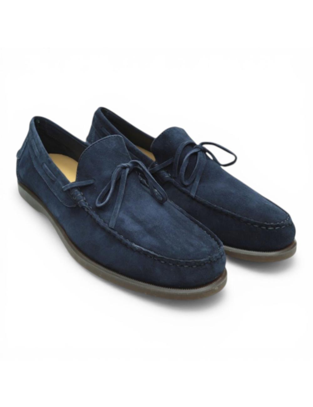Enry Hobb's men's Amalfi moccasin navy blue