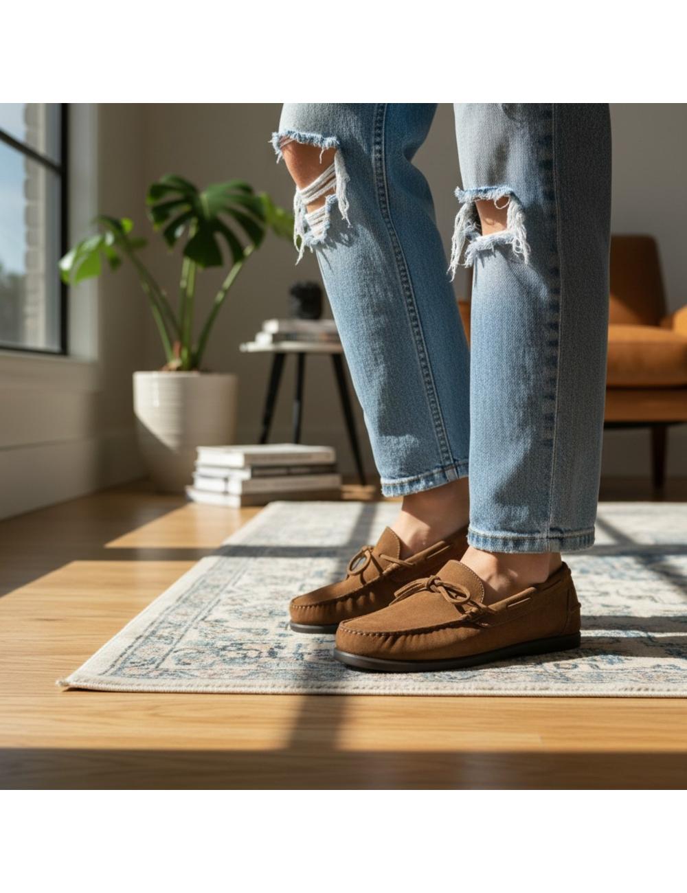 Enry Hobb's men's moccasin Amalfi leather