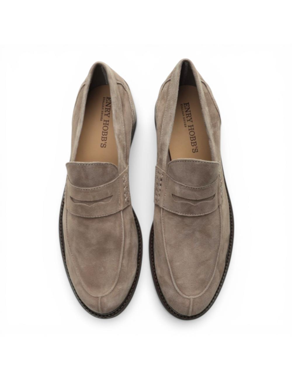 Enry Hobb's mocassino uomo Amalfi fango