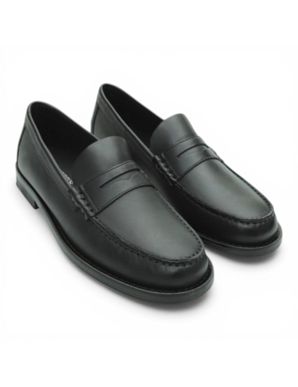 Enry Hobb's moccasin Parma black