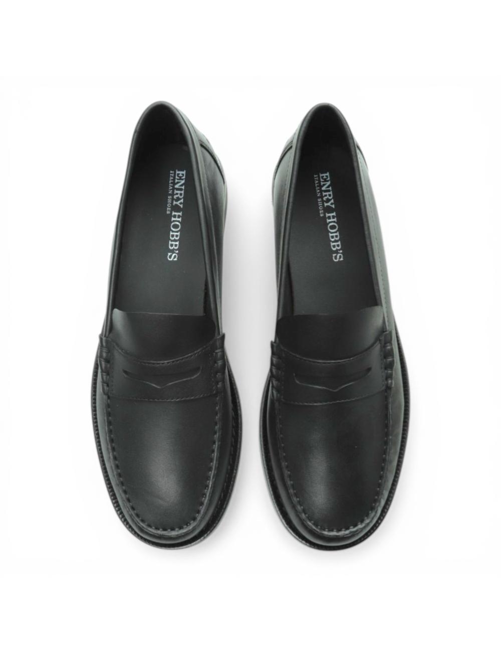 Enry Hobb's moccasin Parma black