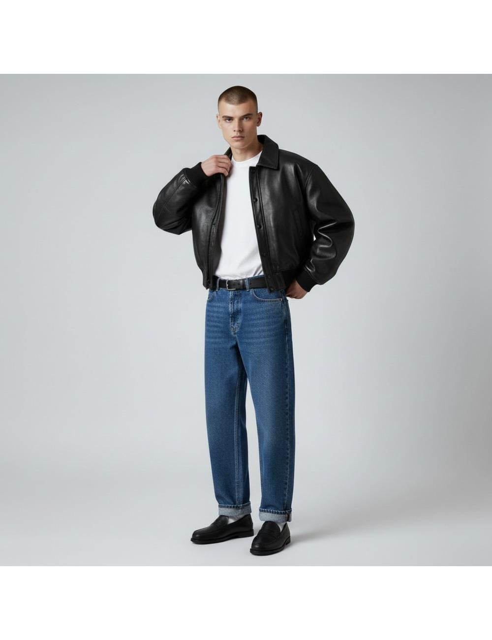 Enry Hobb's mocassino nero Uomo Parma