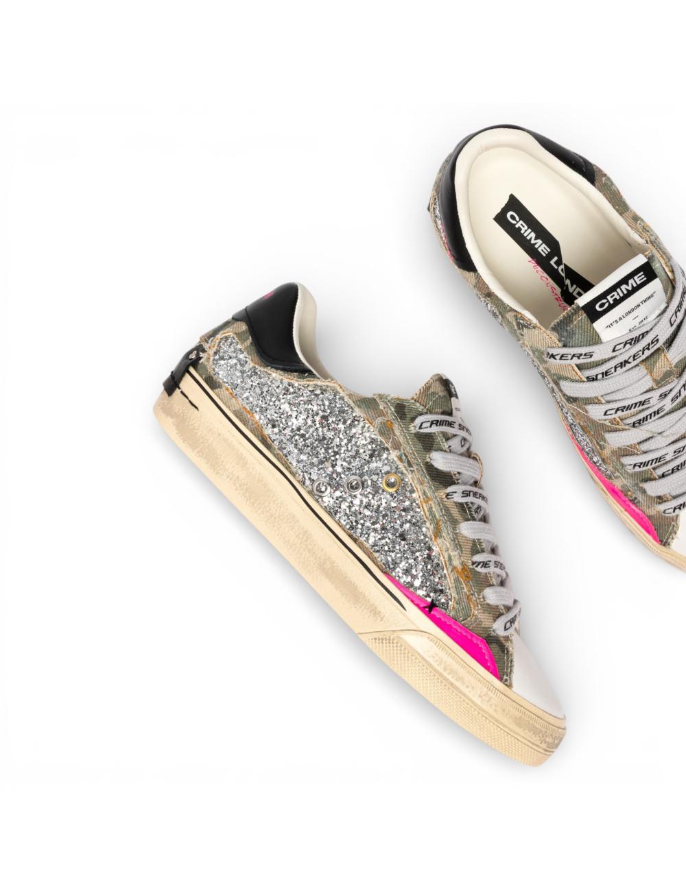 Crime London Deconstructed Camo Stardust