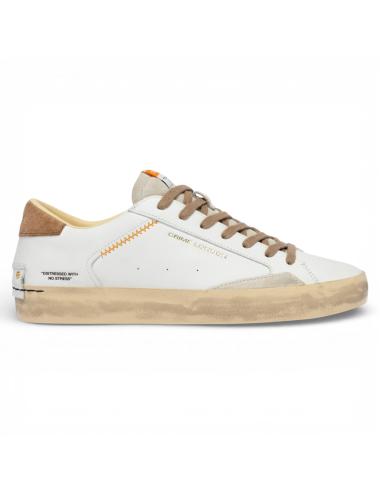 Crime London Sneakers basse uomo Distressed Saddle