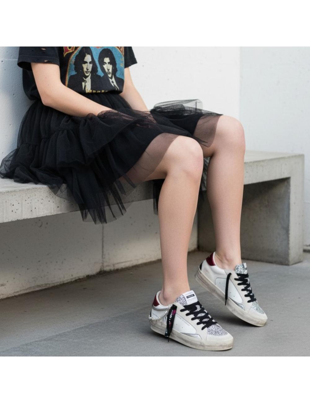 Crime London sneakers donna SK8 Deluxe Head Over Heels