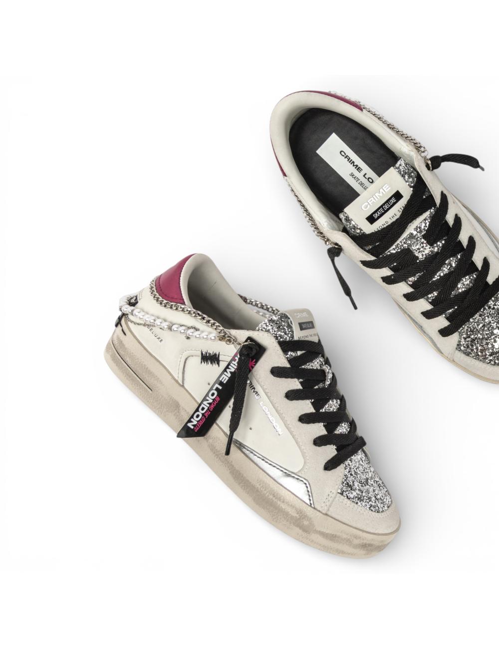 Crime London sneakers donna SK8 Deluxe Head Over Heels