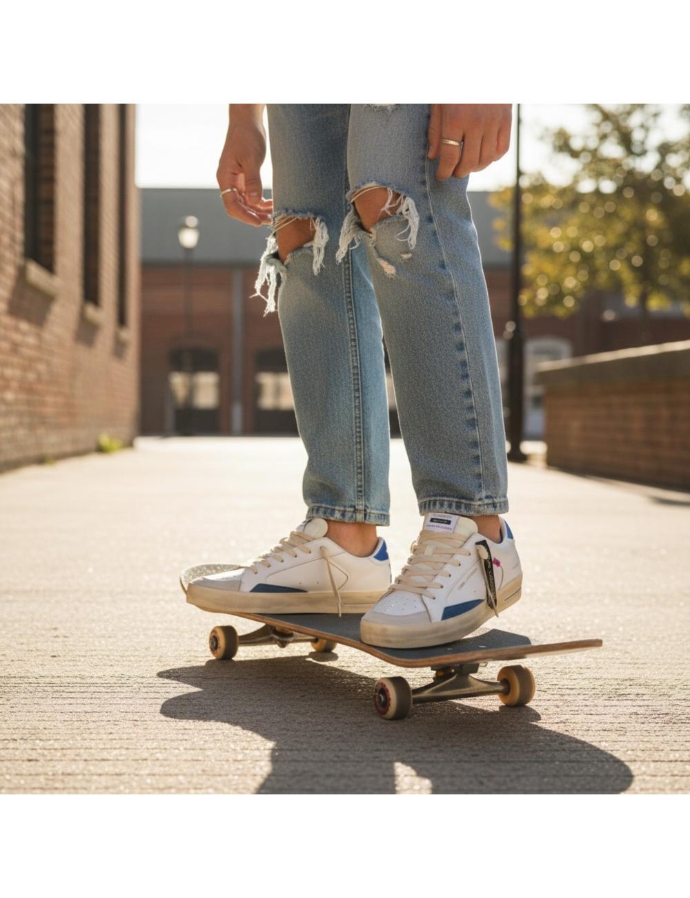 Crime London SK8 Deluxe Nautical Blue