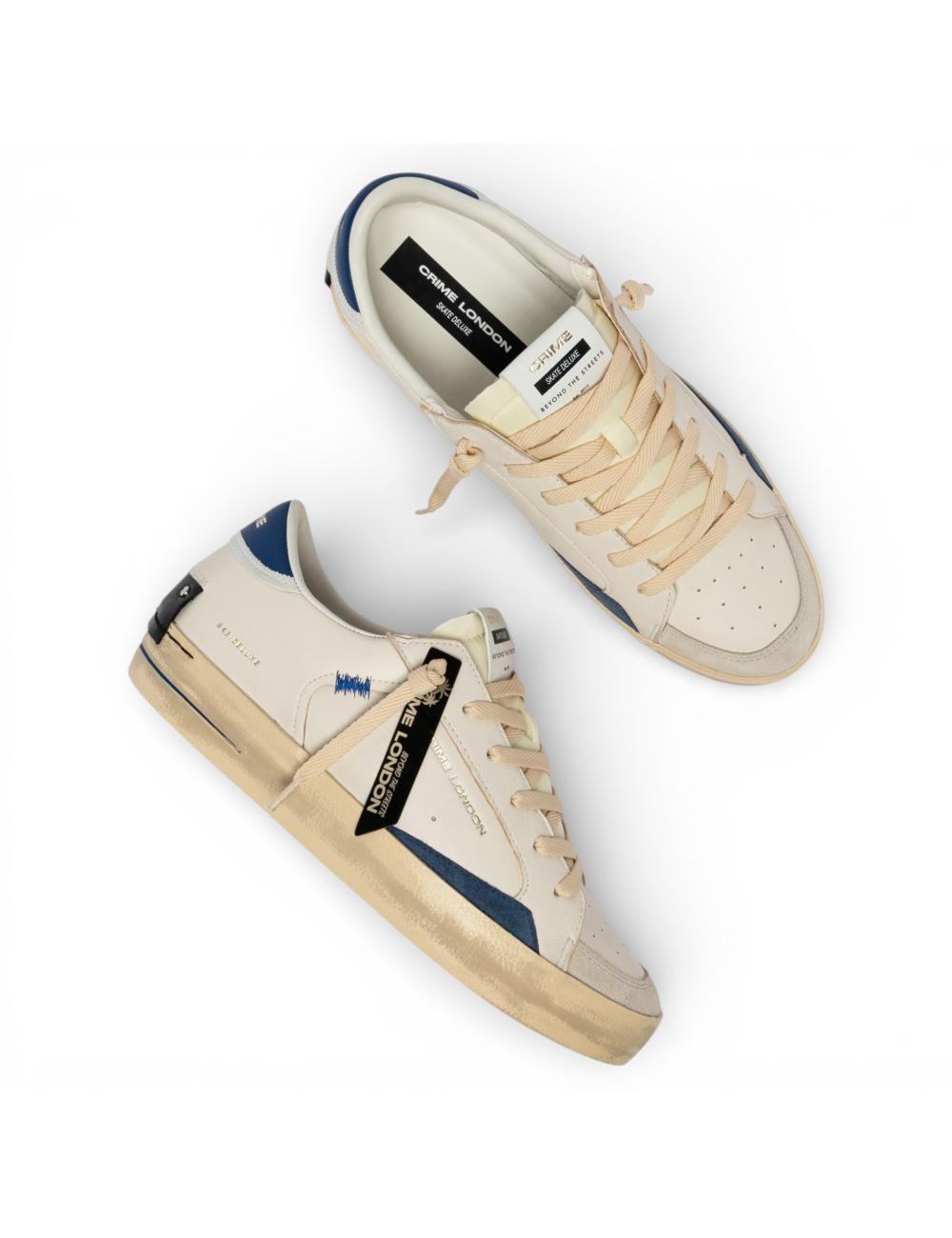 Crime London sneakers uomo SK8 Deluxe Nautical Blue