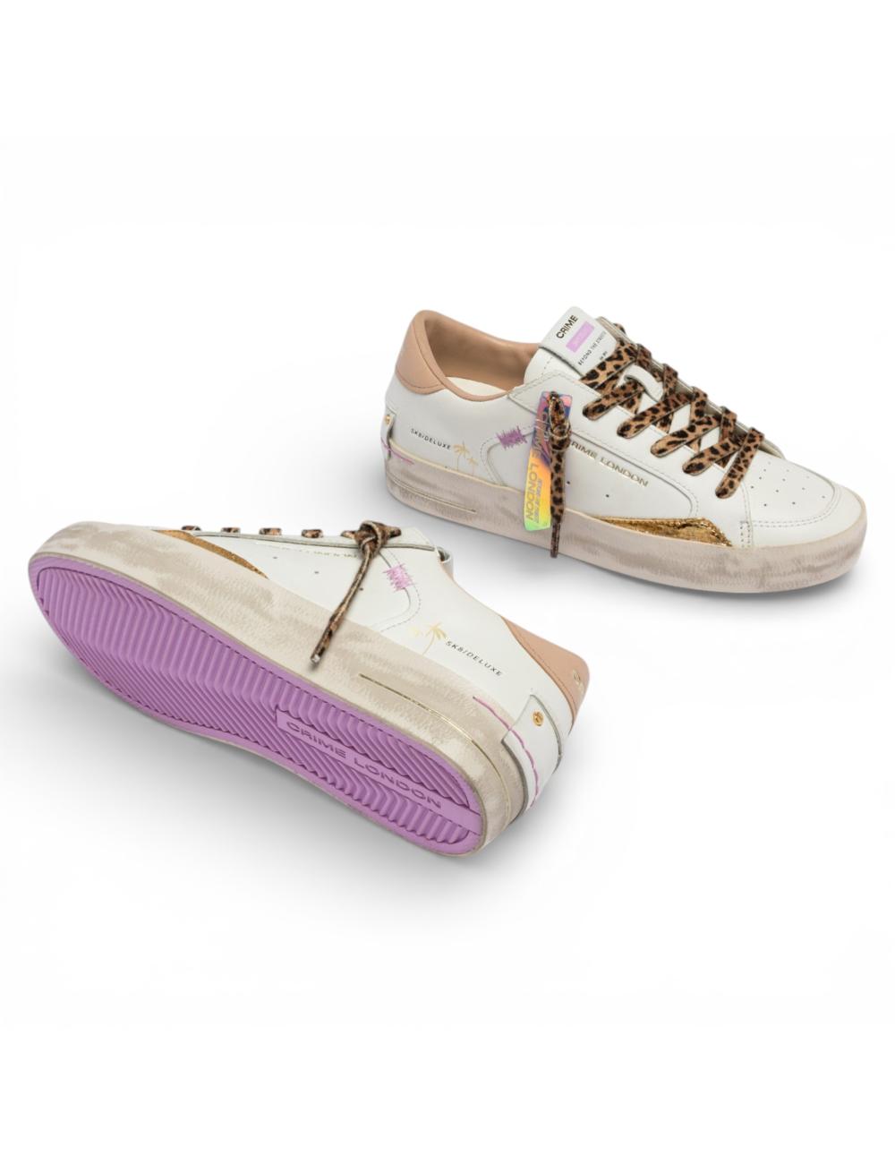 Crime London SK8 Deluxe Savage White