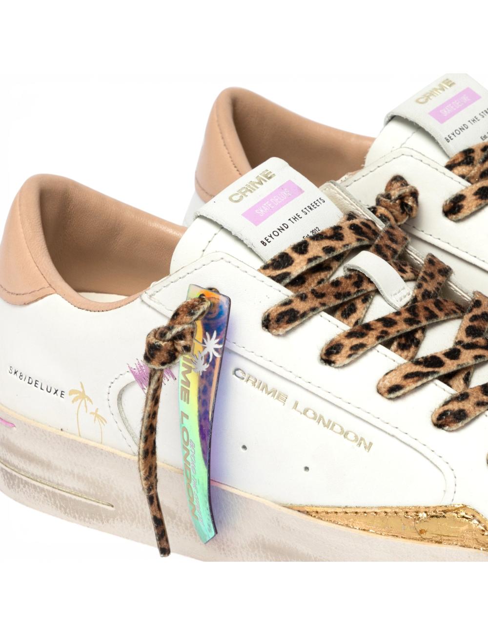 Crime London SK8 Deluxe Savage White