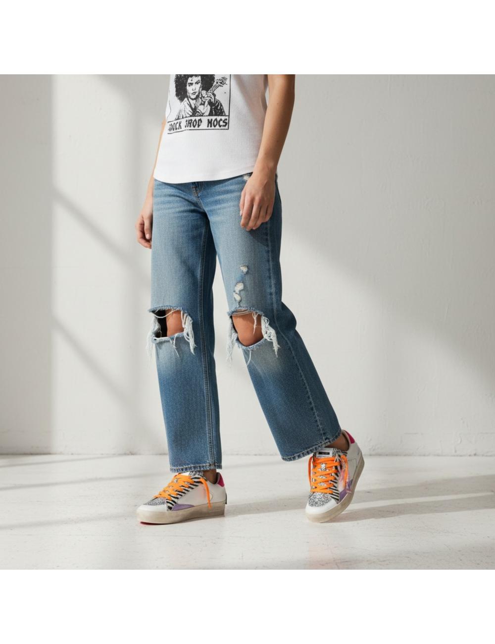 Crime London sneakers SK8 Deluxe Tropical Zebra