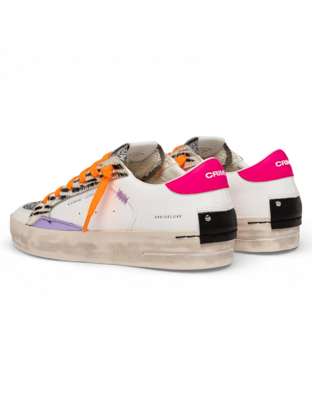 Crime London SK8 Deluxe Tropical Zebra