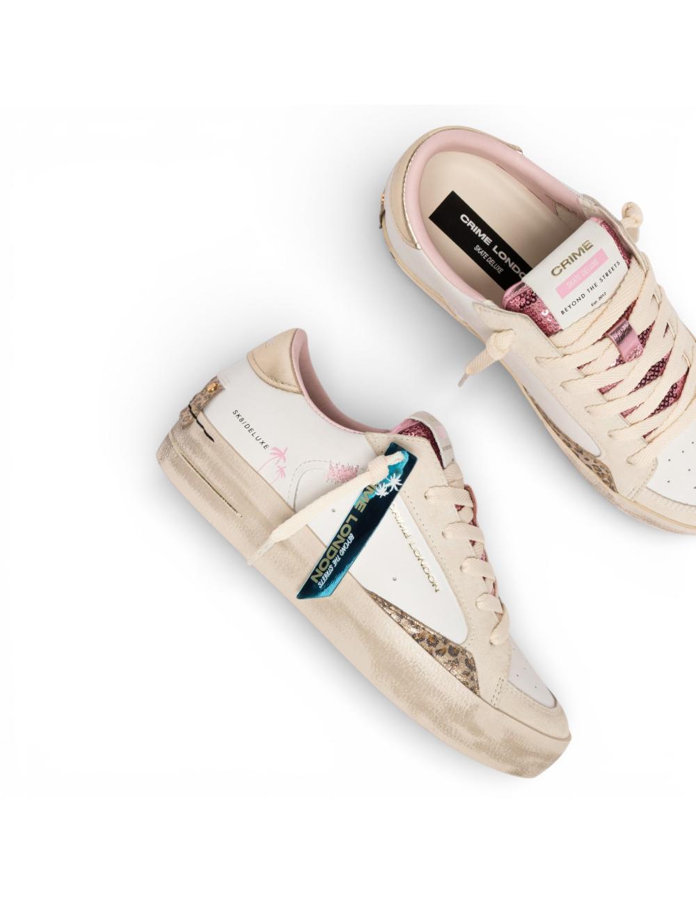 Crime London sneakers donna SK8 Deluxe Wild Berry