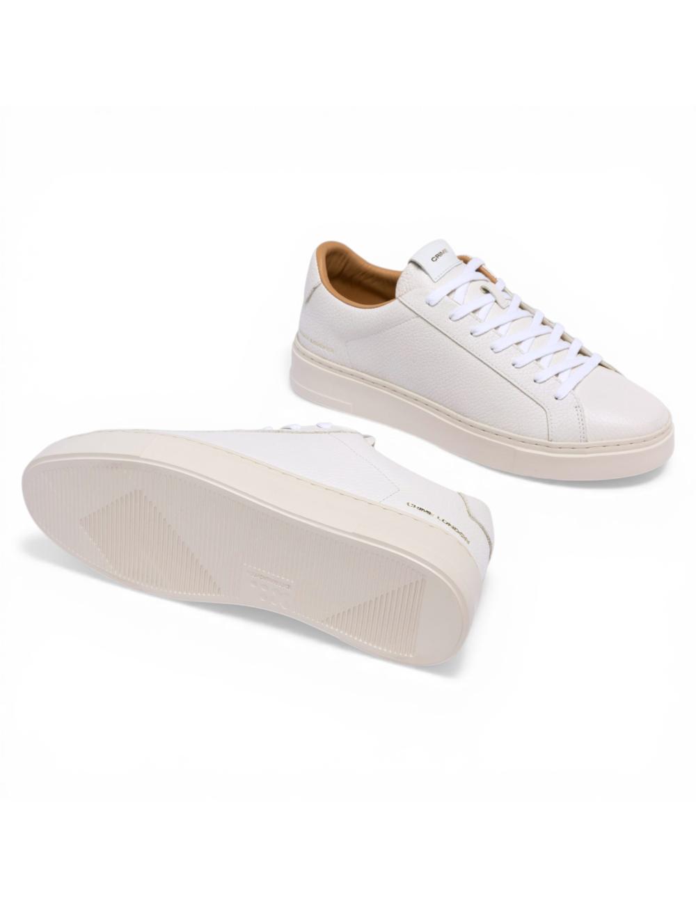 Crime London men's Extralight white sneakers