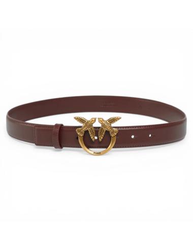 Pinko Love Birds H3 burgundy belt