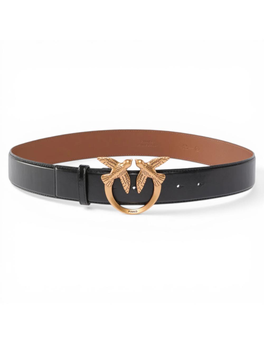 Pinko Love Birds H4 belt black