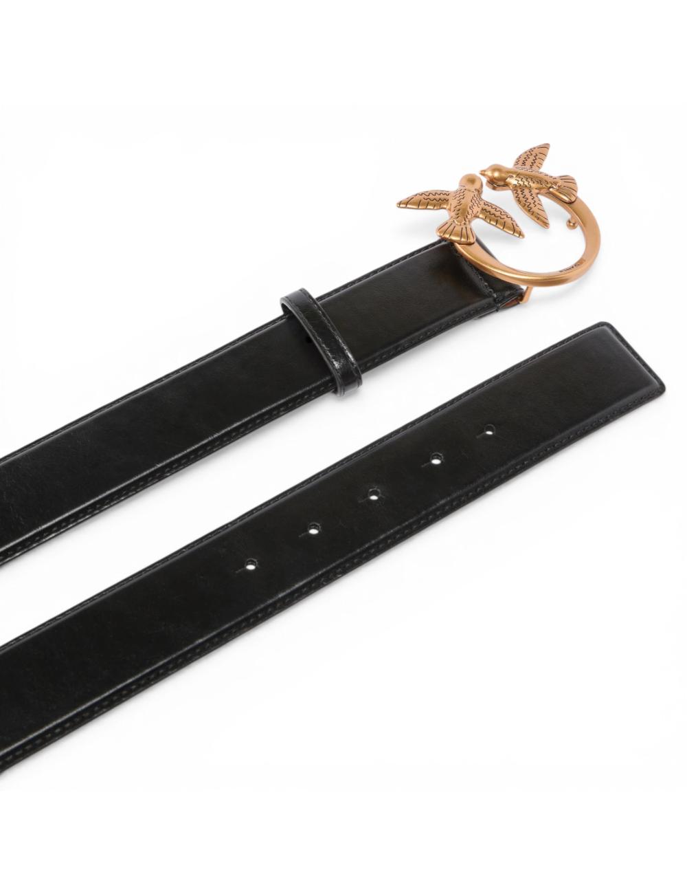 Pinko Love Birds H4 belt black